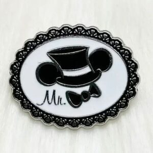 🔮 5/$25 Disney Wedding Ear Hats‎ Mr. Pin
